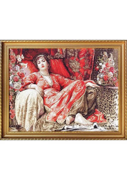 Osmanlı Serisi-7 Dokuma Goblen Tablo-Kösem Sultan
