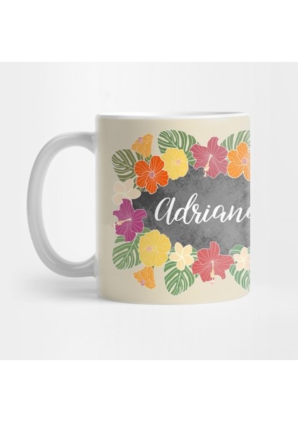 Adriana Tropical Hibiscus Flowers Name Kupa Bardak