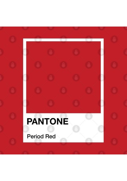 Pantone - Period Red Kupa Bardak