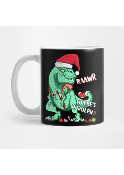 Funny Merry Extinction Christmas Dinosaur Holiday Kupa Bardak