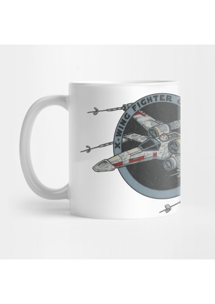 X-Wing Fighter Corps T-Shirt Kupa Bardak
