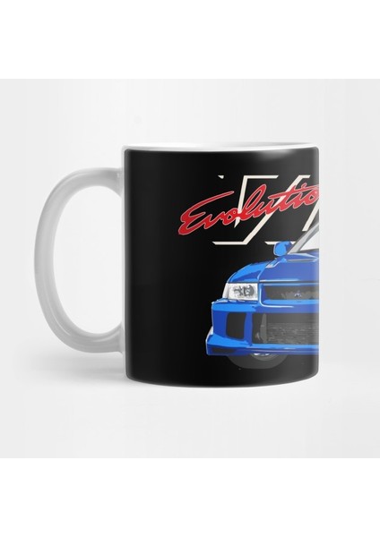 Mitsubishi Lancer Evolution 6 Tme Blue Kupa Bardak