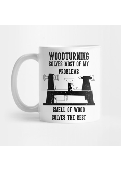 Woodturning Wood Solves My Problems Carpenter Kupa Bardak