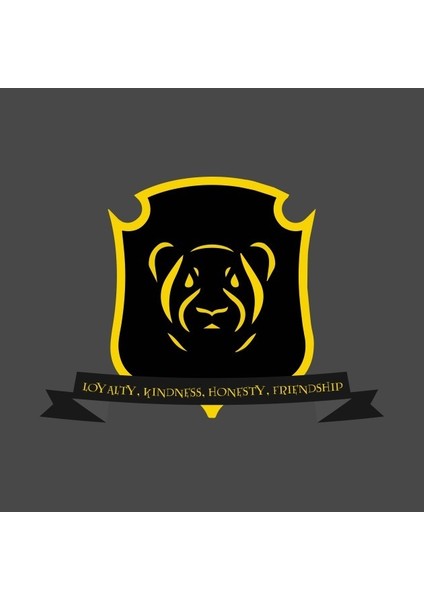 Badger Dorm House Motto Trait Emblem Kupa Bardak fiyatları