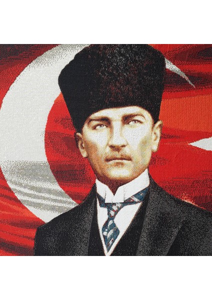 Niva Goblen Figüratif Seri-15 Dokuma Goblen Kumaş-Atatürk Portresi3