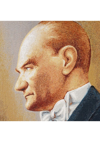 Figüratif Seri-17 Dokuma Goblen Kumaş-Atatürk Portresi4