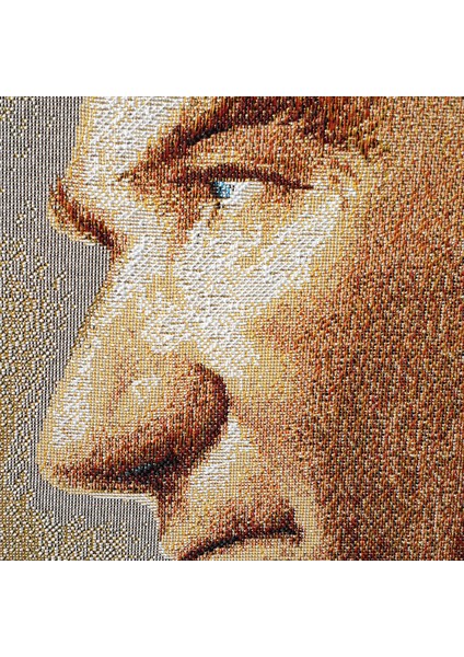 Figüratif Seri-17 Dokuma Goblen Kumaş-Atatürk Portresi4