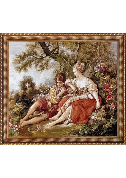 Figüratif Seri-25 Dokuma Goblen Kumaş-Romeo&juliet3
