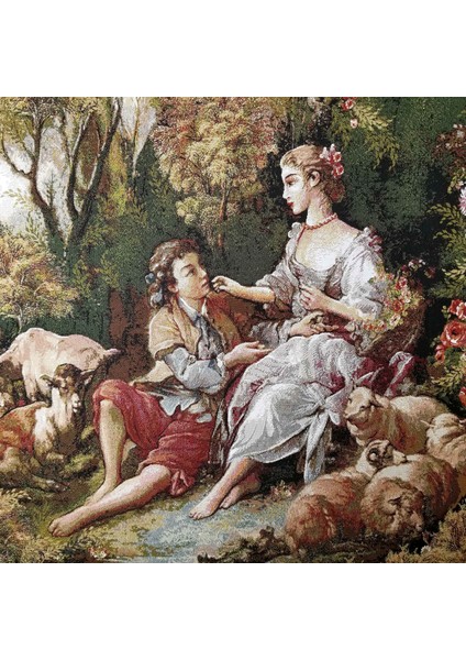 Figüratif Seri-26 Dokuma Goblen Kumaş-Romeo&juliet4