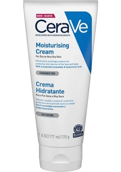 Moisturising Cream Kuru ve Çok Kuru Ciltler Için 177 ml