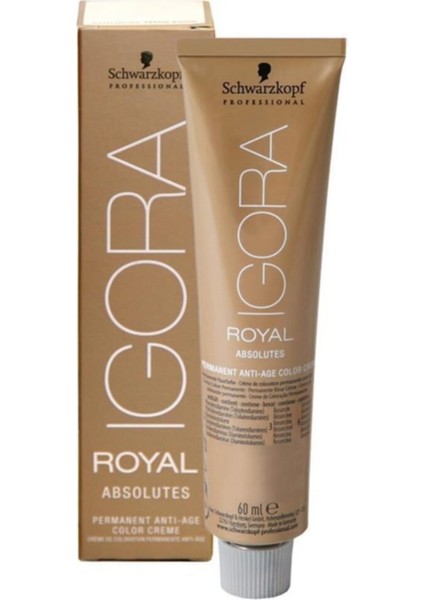 Igora Royal Absolutes 7-10 Kumral Sandre Doğal 60 ml Saç Boyası