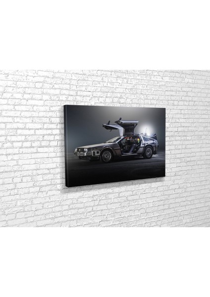 Back To The Future Delorean Kanvas Tablo fiyatları