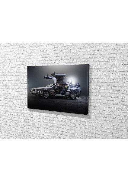 Back To The Future Delorean Kanvas Tablo modelleri