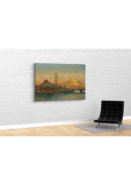 Ernst Karl Eugen- The Suleymaniye Mosque Kanvas Tablo fiyatları