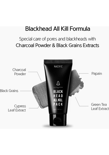 Blackhead All Kill Pack - Siyah Nokta Temizleme Jeli ve Fırçası 40ML