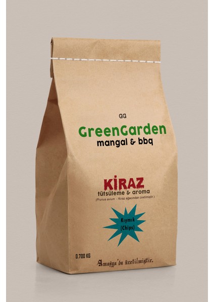 Kiraz Tütsüleme Aroma Kıymıkları - Mangal Barbekü Tütsü ve Aroma Chips - Kiraz 0.70 kg