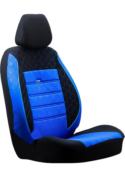 Dacia Dokker Ön Arka Takım Koltuk Kılıfı Gof Mavi-Mavi