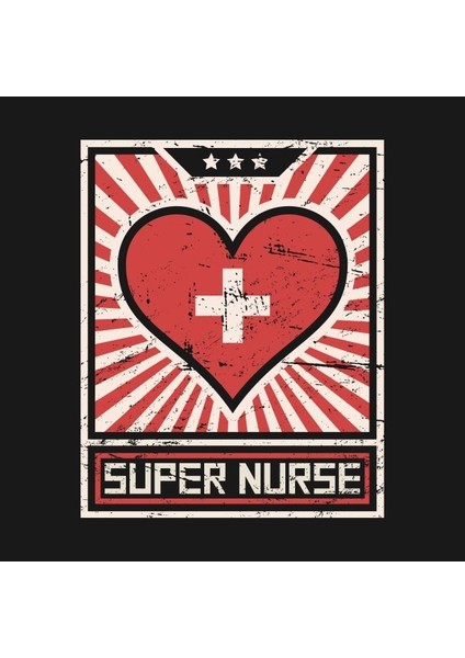 Super Nurse Â€“ Propaganda Poster Kupa Bardak
