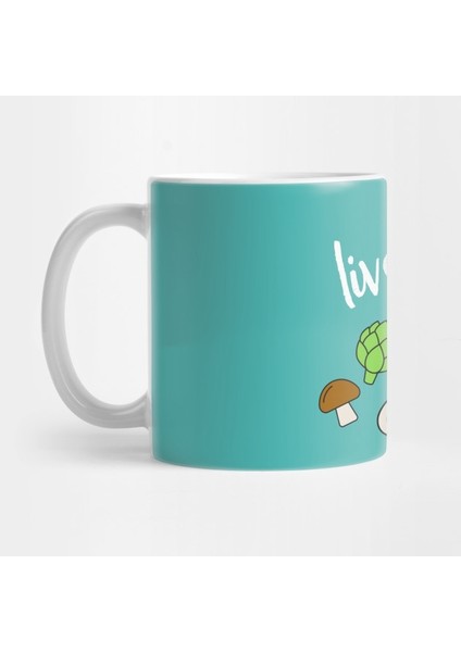 Live Life On The Veg Kupa Bardak