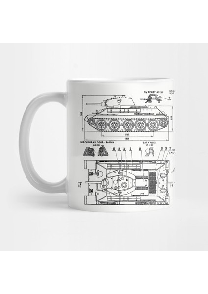 T34 Tank Schematics Kupa Bardak