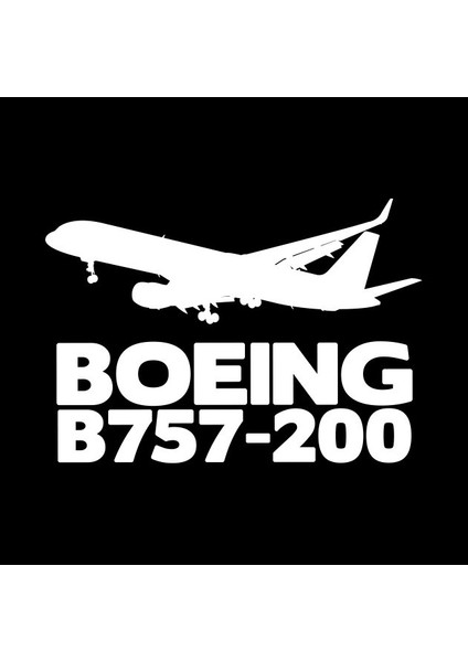 Boeing B757-200 Silhouette Print (White) Kupa Bardak fiyatları