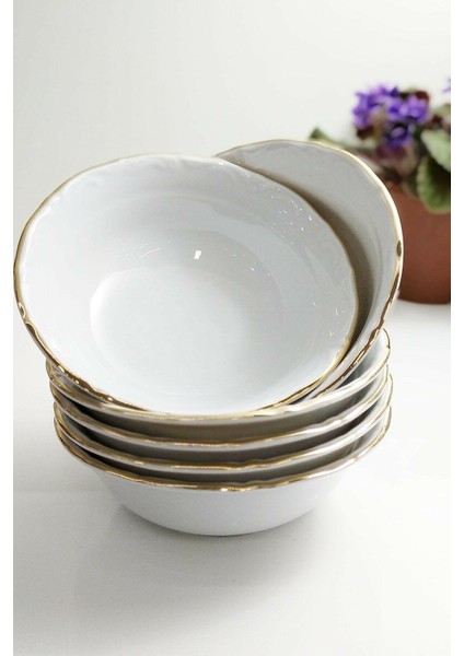 Altın Yaldız Kase 6'lı Set 13 cm fiyatları