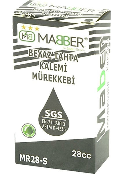 Beyaz Tahta Kalemi Mürekkebi 100 cc Siyah