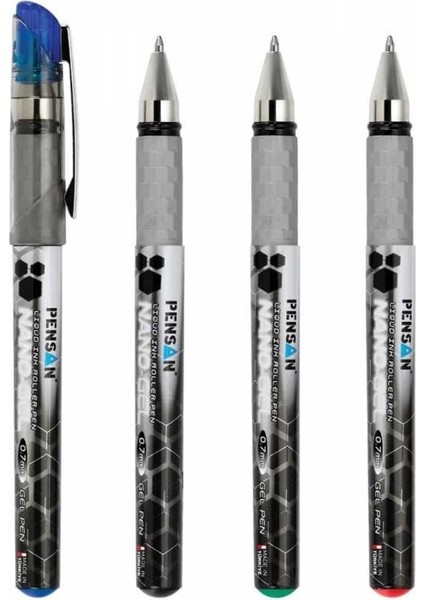 Nano Gel Roller Tükenmez Kalem Siyah 0,7 12'li fiyatları