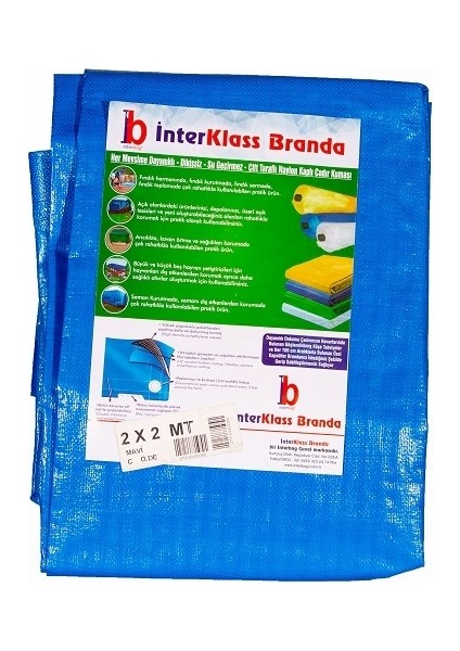 2x2 Metre Su Geçirmez Branda - 140 Gr Örtülük