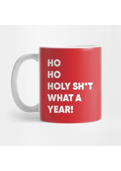 Ho Ho Holy Sh*t What A Year! Funny Christmas 2020 Kupa Bardak