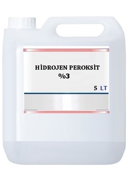 Hidrojen Peroksit Perhidrol 3% 5 Lt