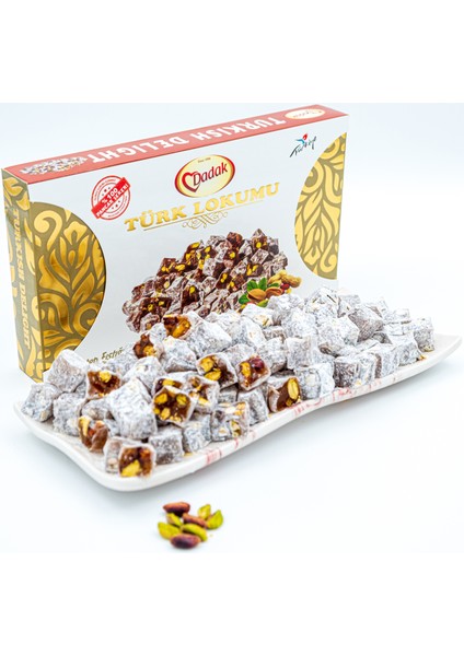Pudra Şekerli Antep Fıstıklı Mini Lokum 5 kg
