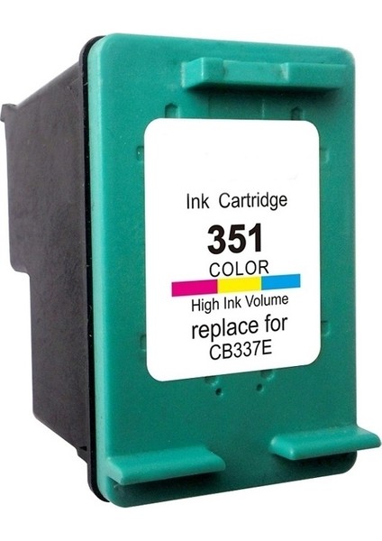 Photosmart C4272 351XL Renkli Yüksek Kapasiteli Muadil Kartuş