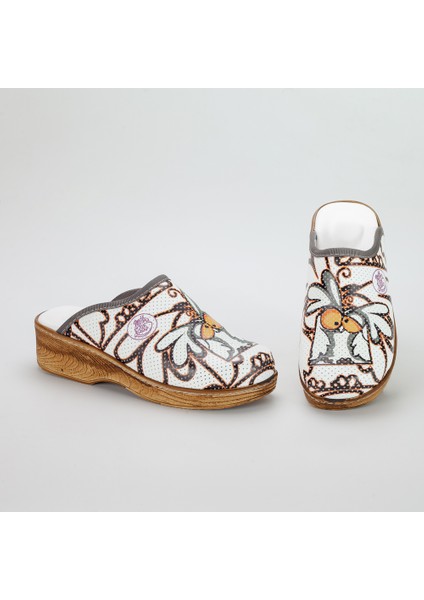 Canavar Temalı Ortopedi Koyu Taban Medikal Sabo Terlik Hemşire Terliği Hastane Terliği Hediyelik Sabo Terlik