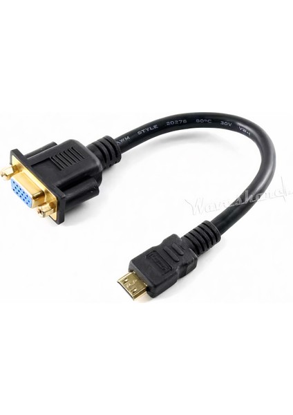 Mini Hdmı-Vga Dönüştürücü Kablo