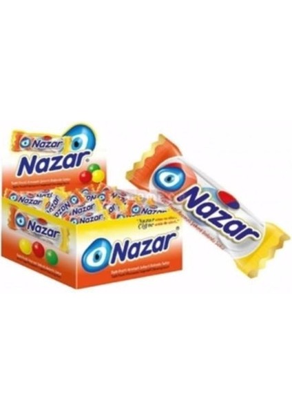Nazar Tuttu Frutti Aromalı Misket Şekerli Sakız 3'lü
