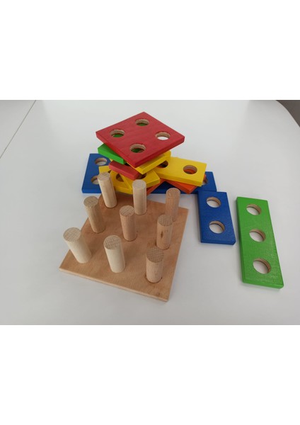 Kare Blok Puzzle Renkli modelleri