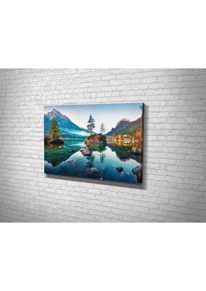 Hintersee Gölü Kanvas Tablo
