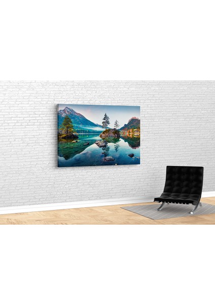 Hintersee Gölü Kanvas Tablo
