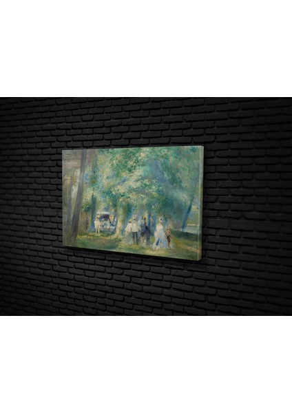 Renoir- Dans Le Parc De Saint-Cloud Kanvas Tablo