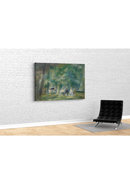 Renoir- Dans Le Parc De Saint-Cloud Kanvas Tablo modelleri