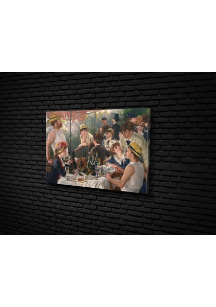 Pierre- Auguste Renoir- Luncheon Of The Boating Party Kanvas Tablo