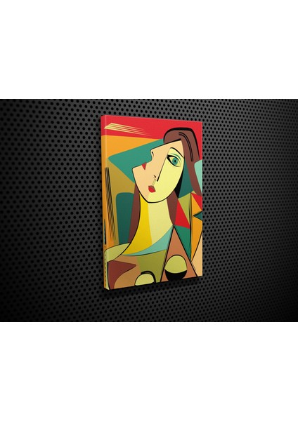 Picasso Stili Kadın Kanvas Tablo