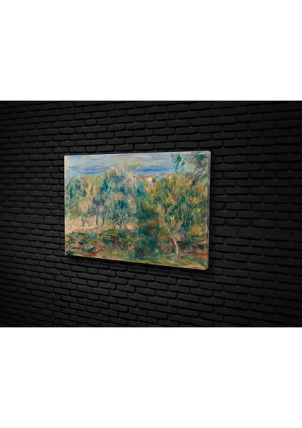 Renoir- Paysage A Cagnes Kanvas Tablo