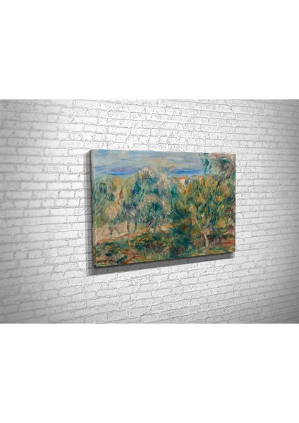 Renoir- Paysage A Cagnes Kanvas Tablo