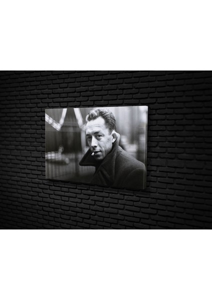 Albert Camus In Paris Kanvas Tablo