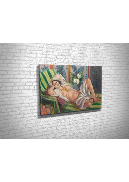 Henri Matisse- Couchee Aux Magnolias Kanvas Tablo