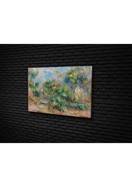 Pierr- Auguste Renoir- Paysage Arbore Kanvas Tablo