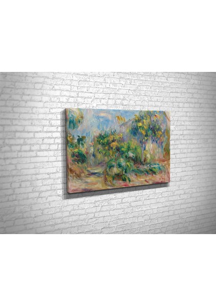 Pierr- Auguste Renoir- Paysage Arbore Kanvas Tablo
