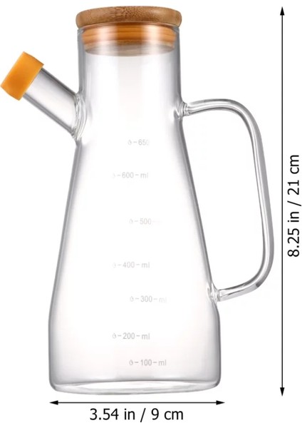 Bambu Kapaklı Vakumlu 900 ml Borosilikat Cam Yağlık, Sirkelik, Sütlük, Sosluk indirimleri